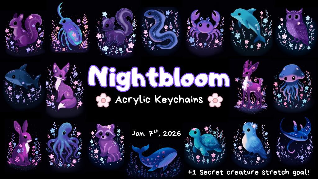 The Nightbloom Kickstarter Page is Approved! 🌙 🌸