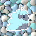 Blu the Cotton Candy Lamb Sticker ☁️
