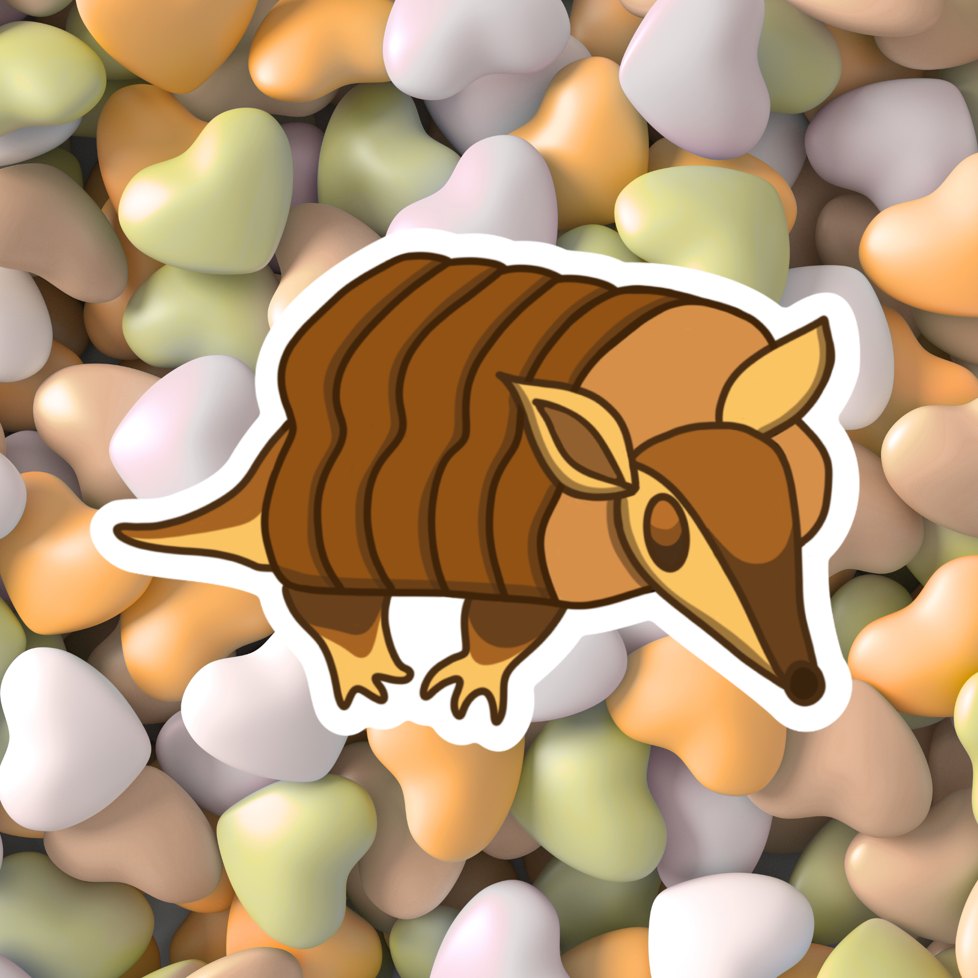 Wheatie Armadillo Sticker 🍞