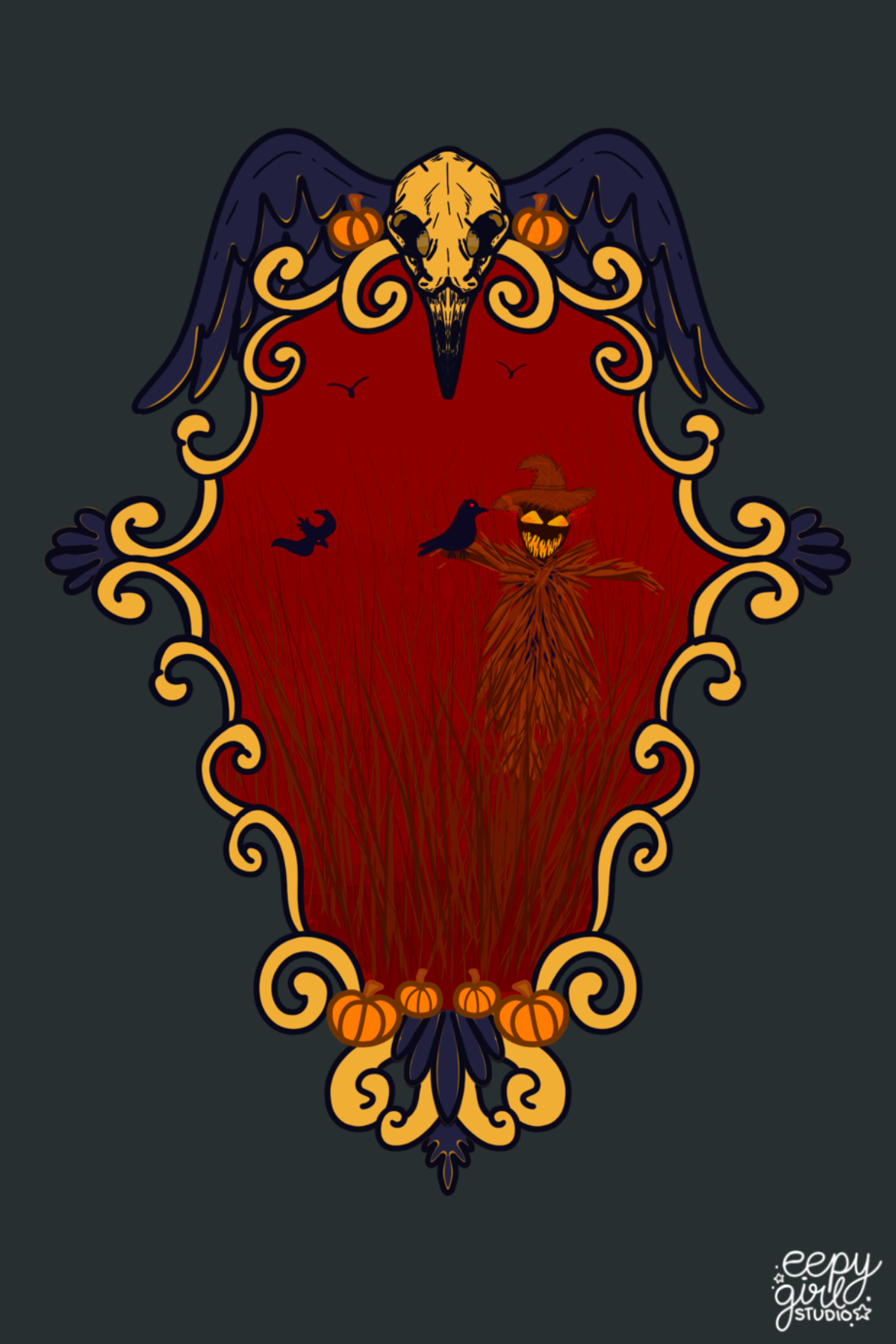 Scarecrow Framework 🐦‍⬛ Art Print