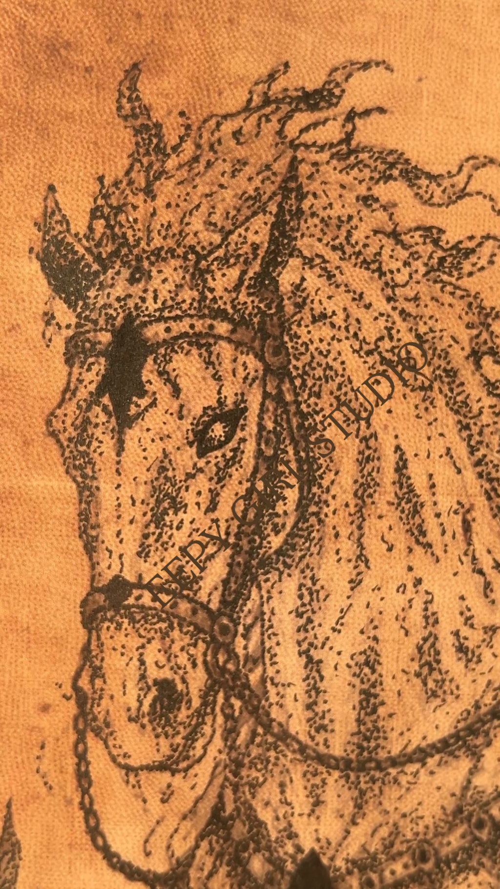 Sir Vaelric, Nox Spirit Rider ⋆ 8.5x11 Original Drawing