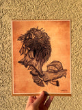 Divine Beast Dancing Lion • 8x10 Art Print