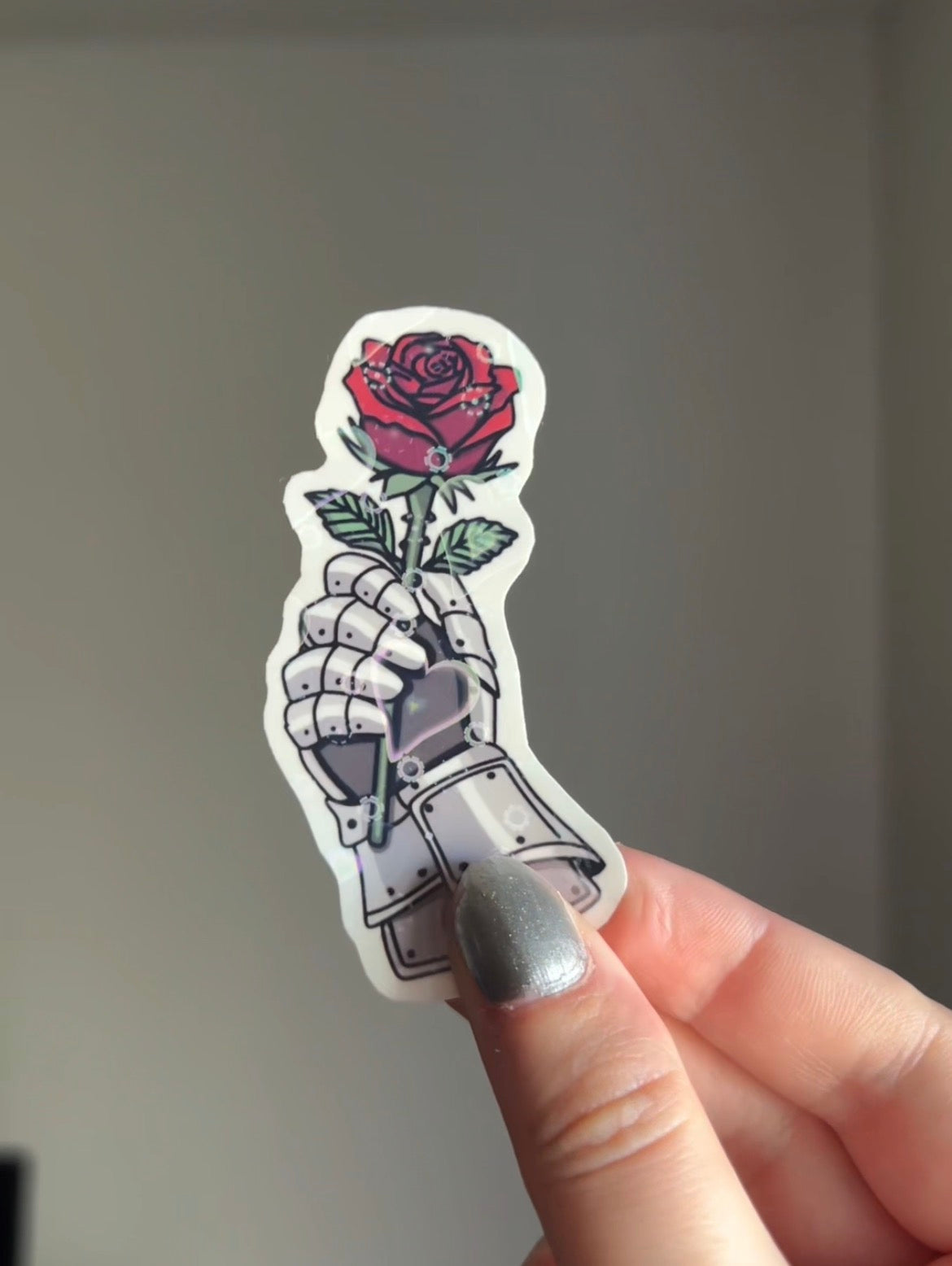 The Rosebearer • Holographic Sticker
