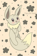 Shiny Ev ❀ Art Print