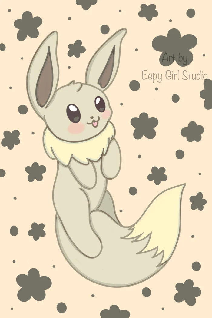 Shiny Ev ❀ Art Print