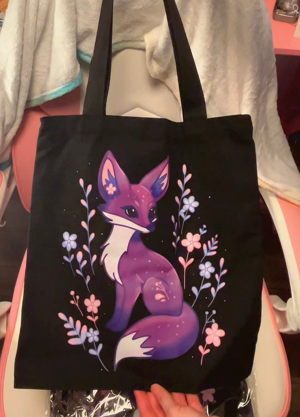 Nightbloom Fox Tote Bag ⭐