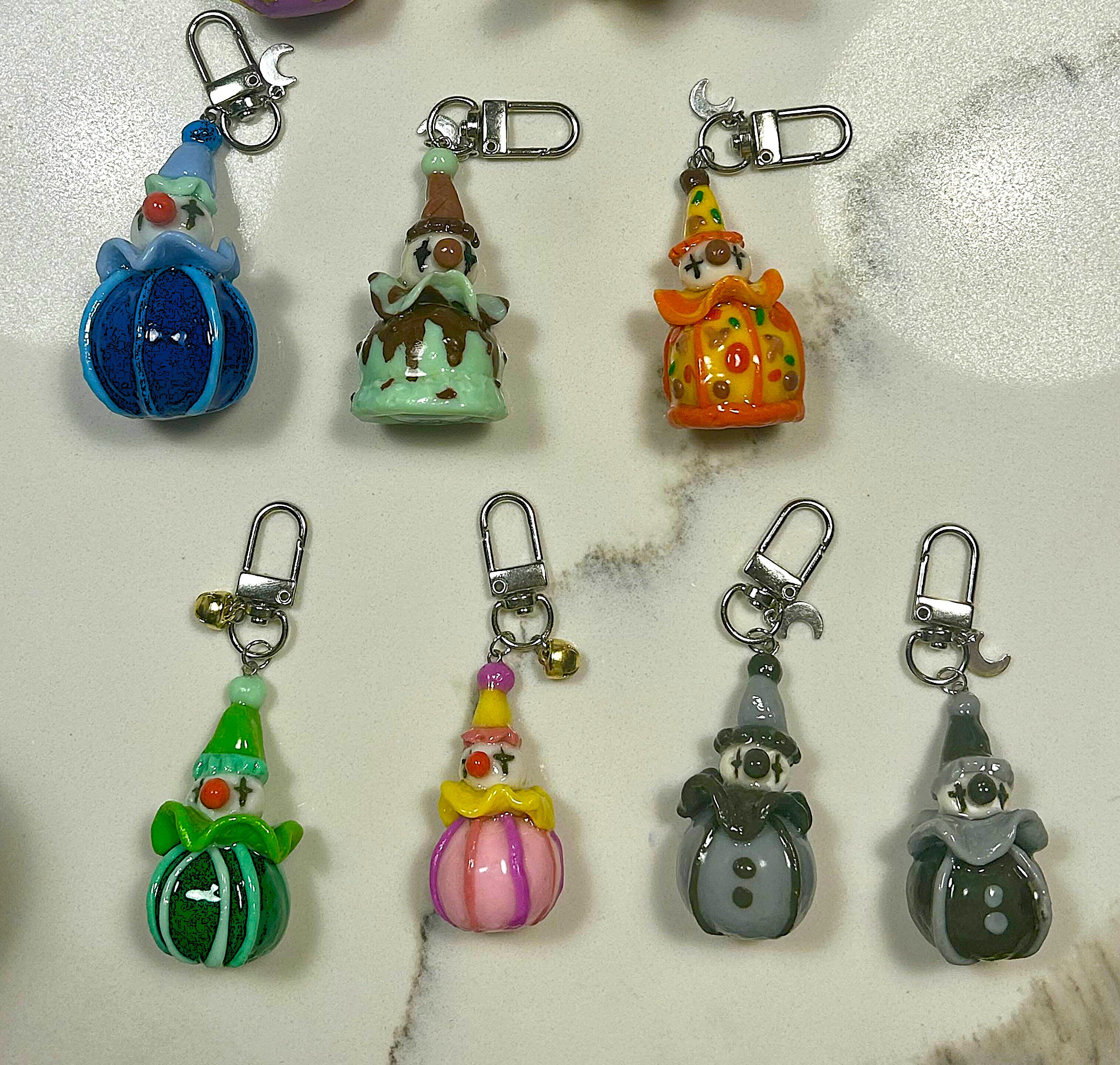 Black Clown 🎈 Keychain