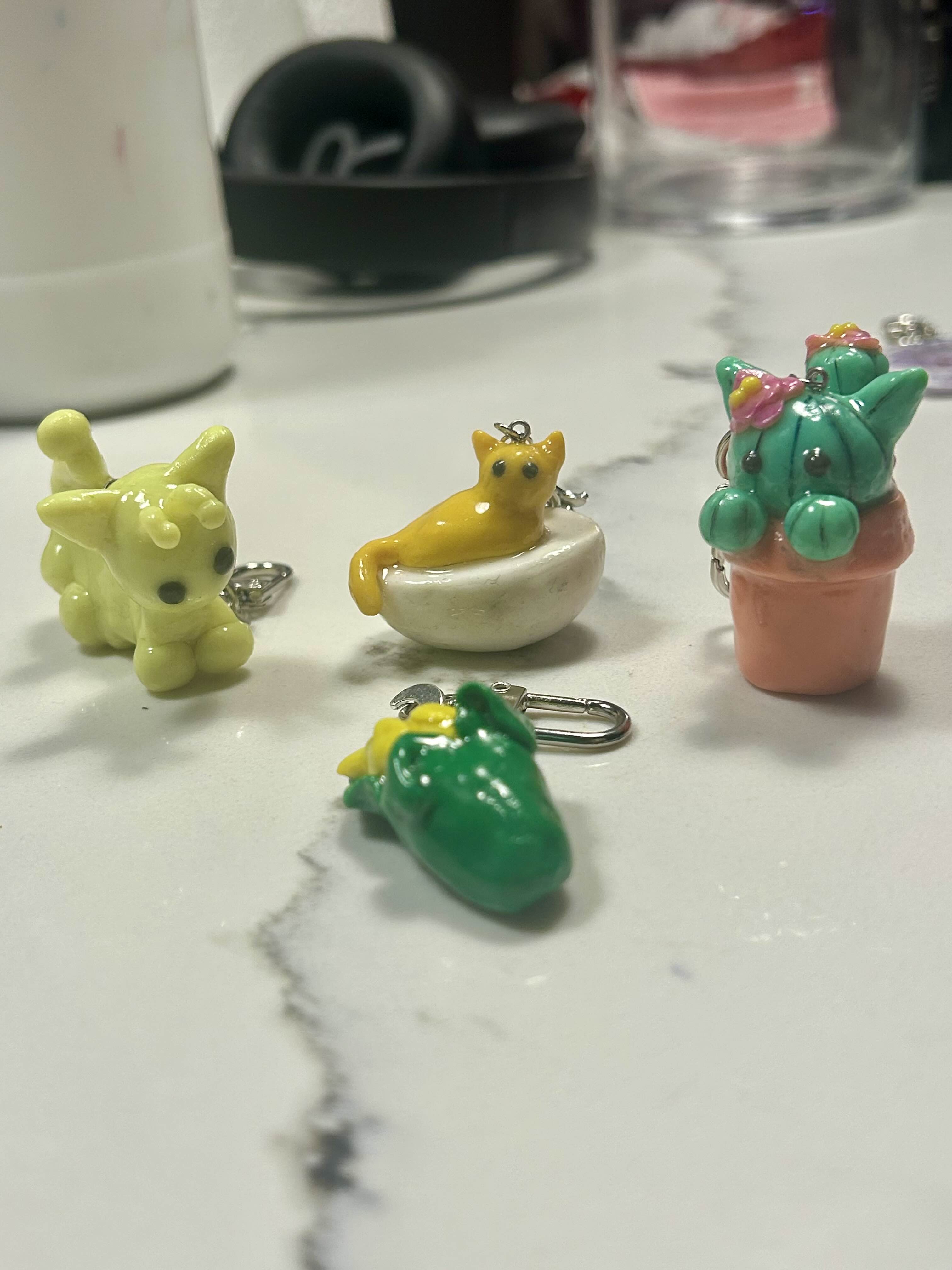 Alien Cat 👽 Keychain