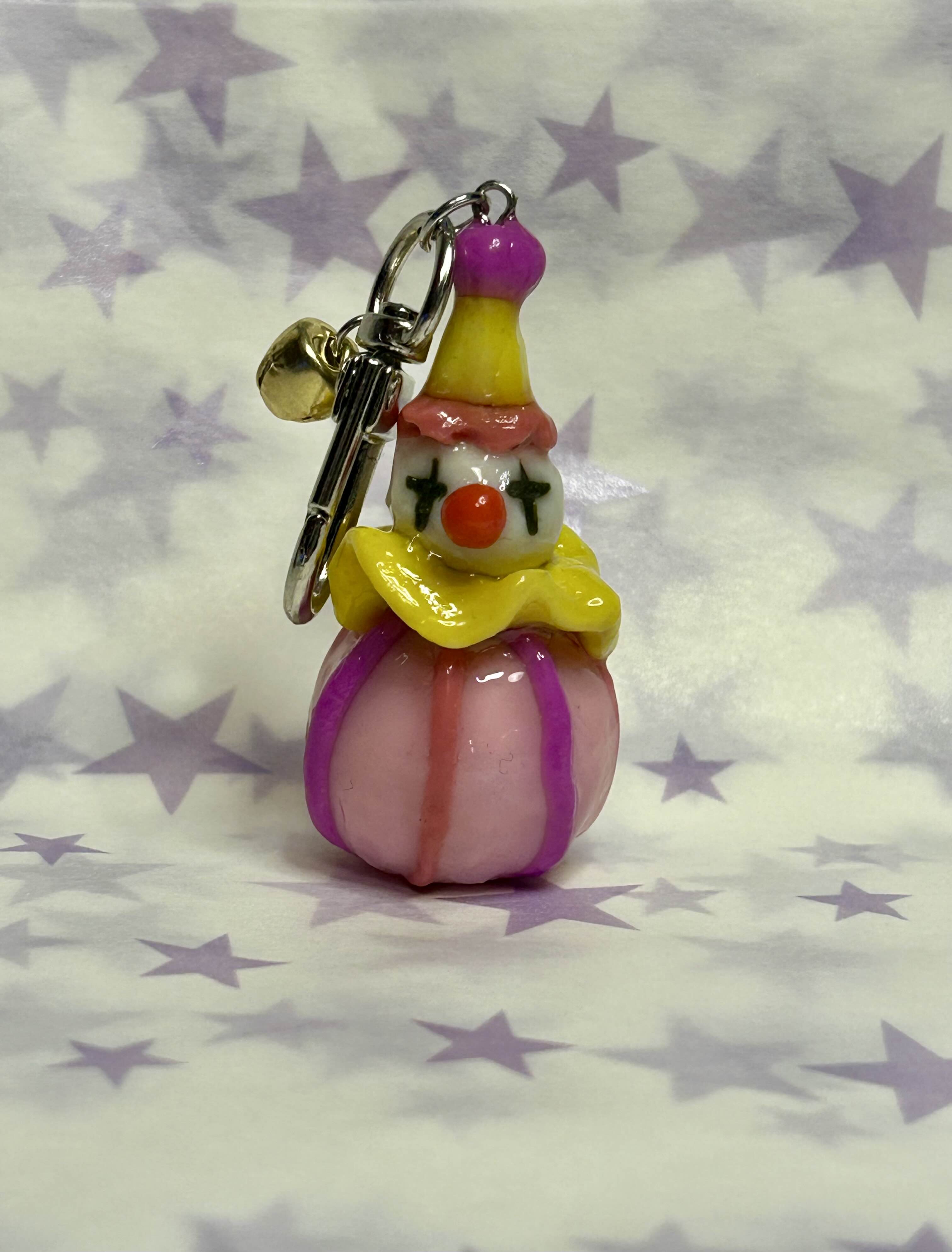 Pink Clown 🎈 Keychain
