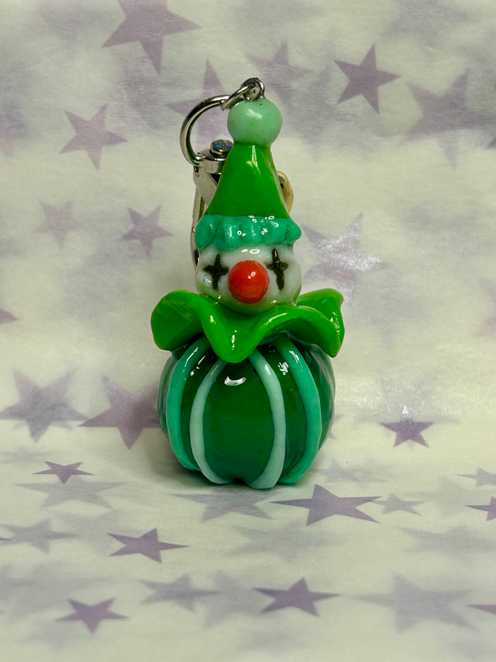 Green Clown 🎈 Keychain