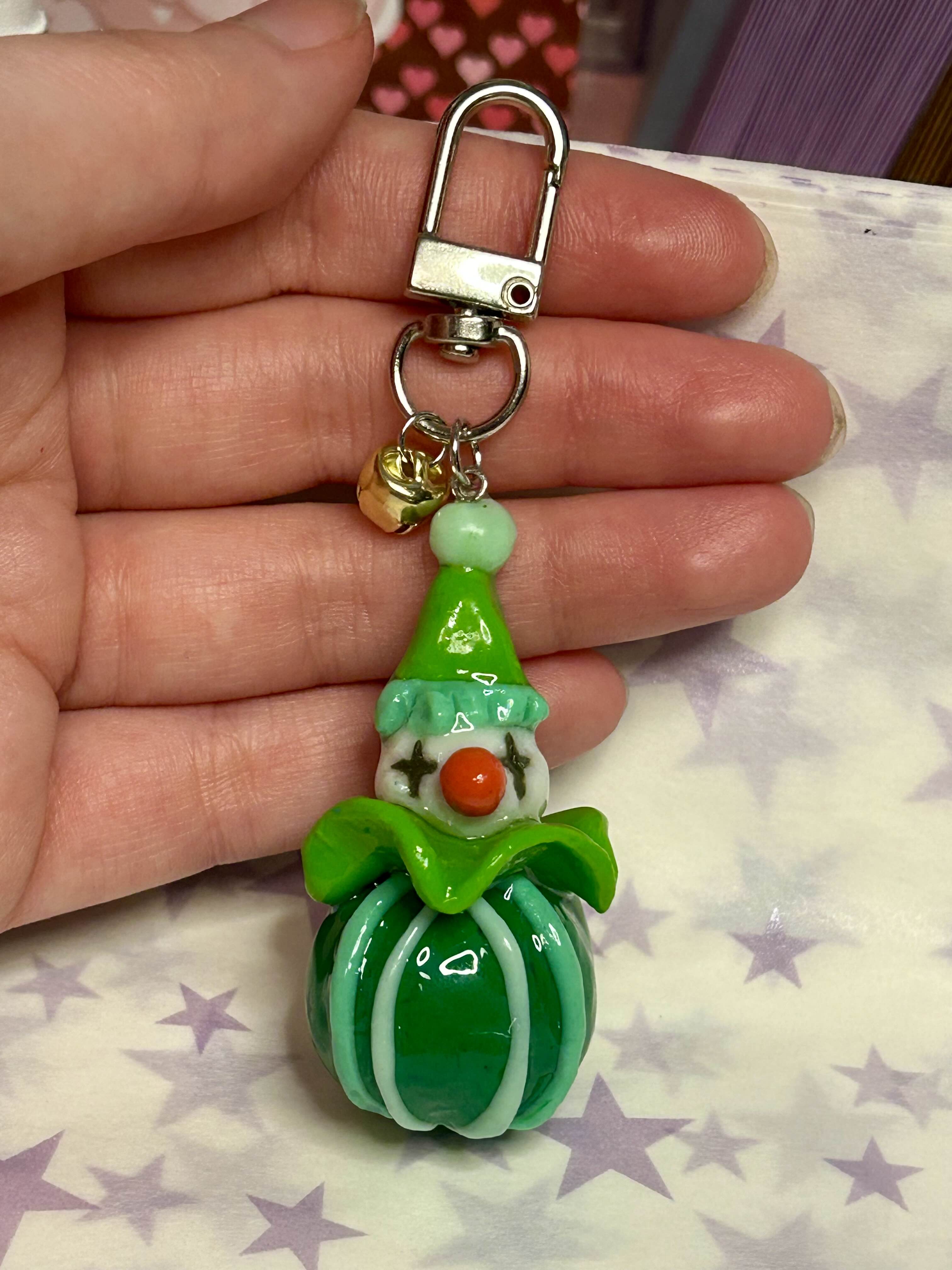 Green Clown 🎈 Keychain