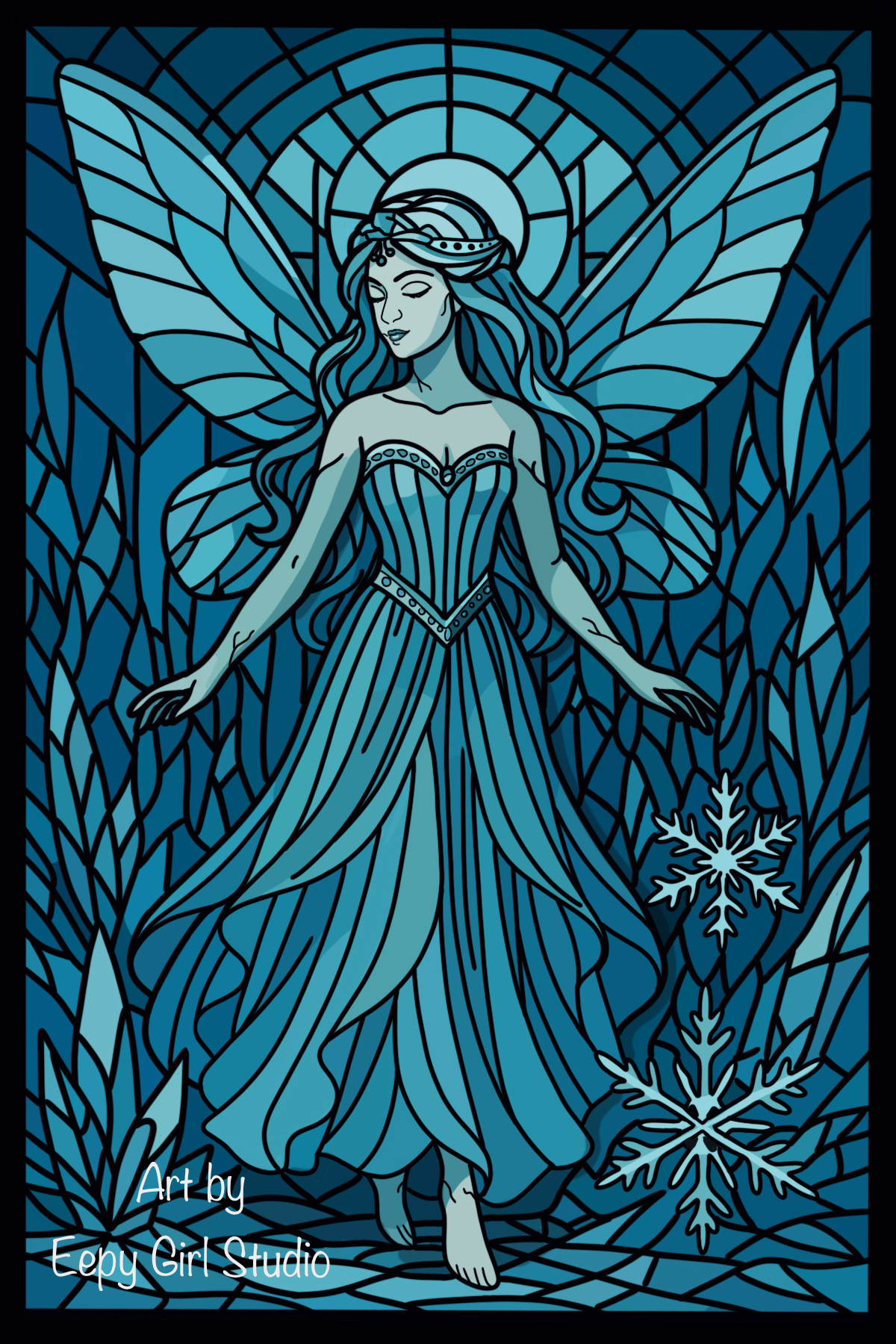 Ice Fairy ❄️💎 Art Print