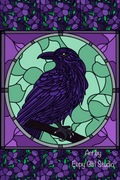 The Magic Crow 💜 Art Print