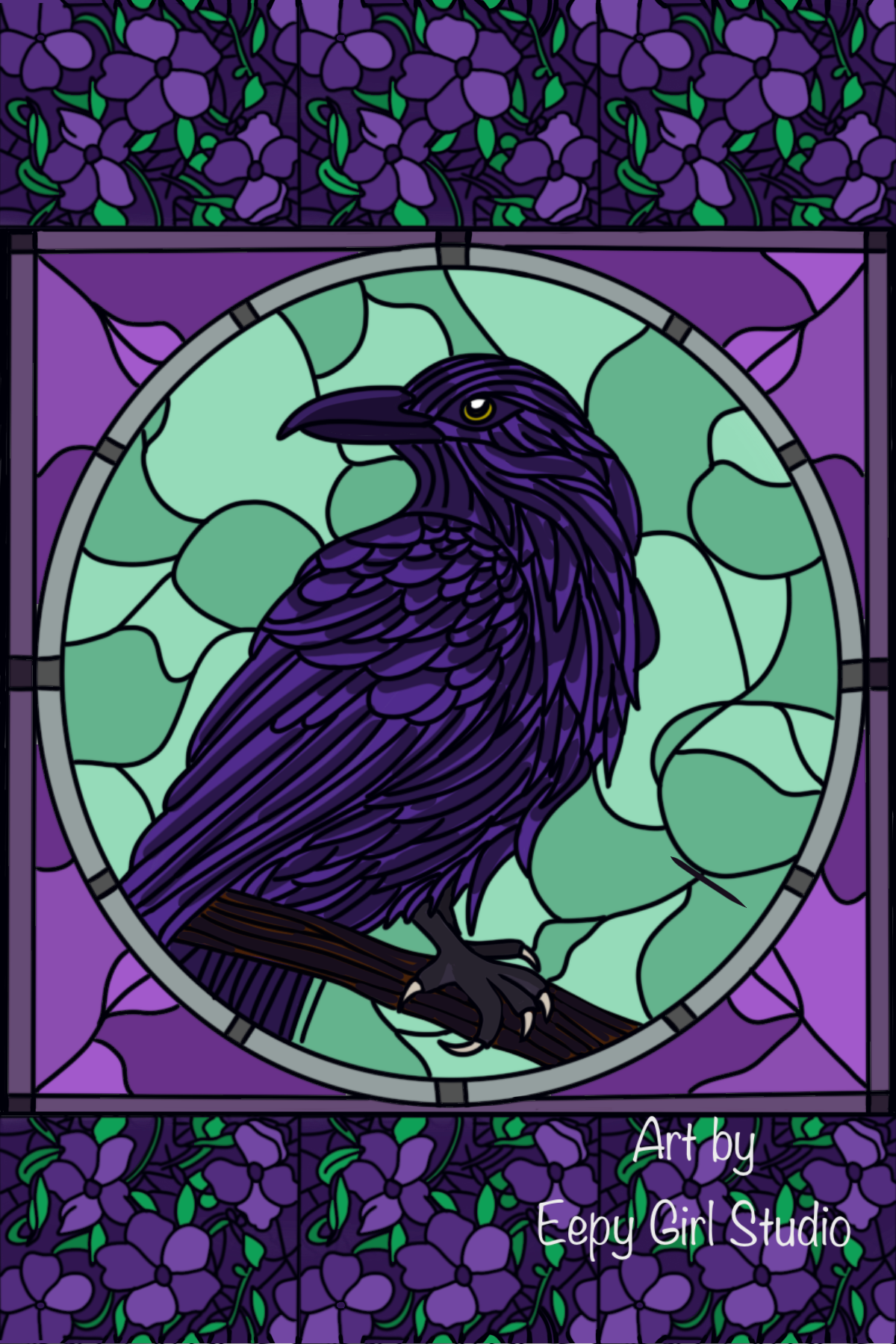 The Magic Crow 💜 Art Print