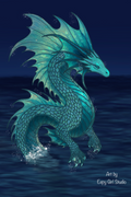 Sea Dragon 💙💚 Art Print