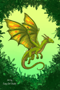 Forest Dragon 💚🤎 Art Print