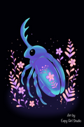 Nightbloom Beetle 🪲🌸 Art Print