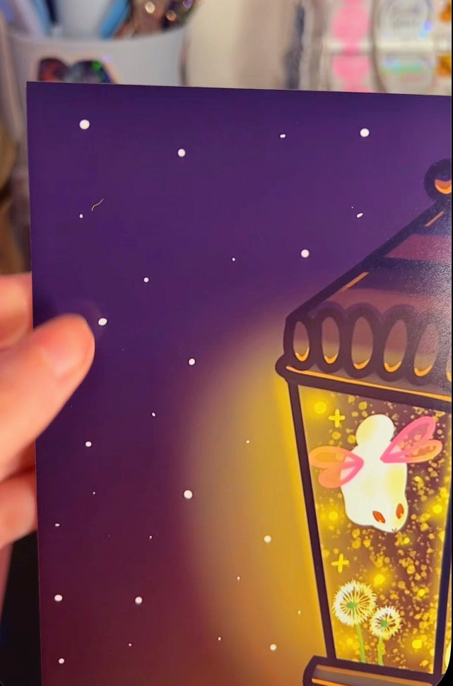 Bunny Faelights 8x8 Art Print (B Grade)