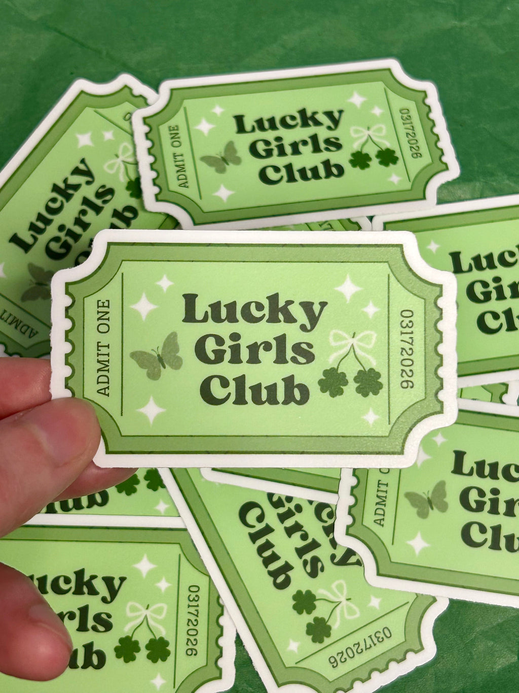 Lucky Girls Club Sticker 🍀