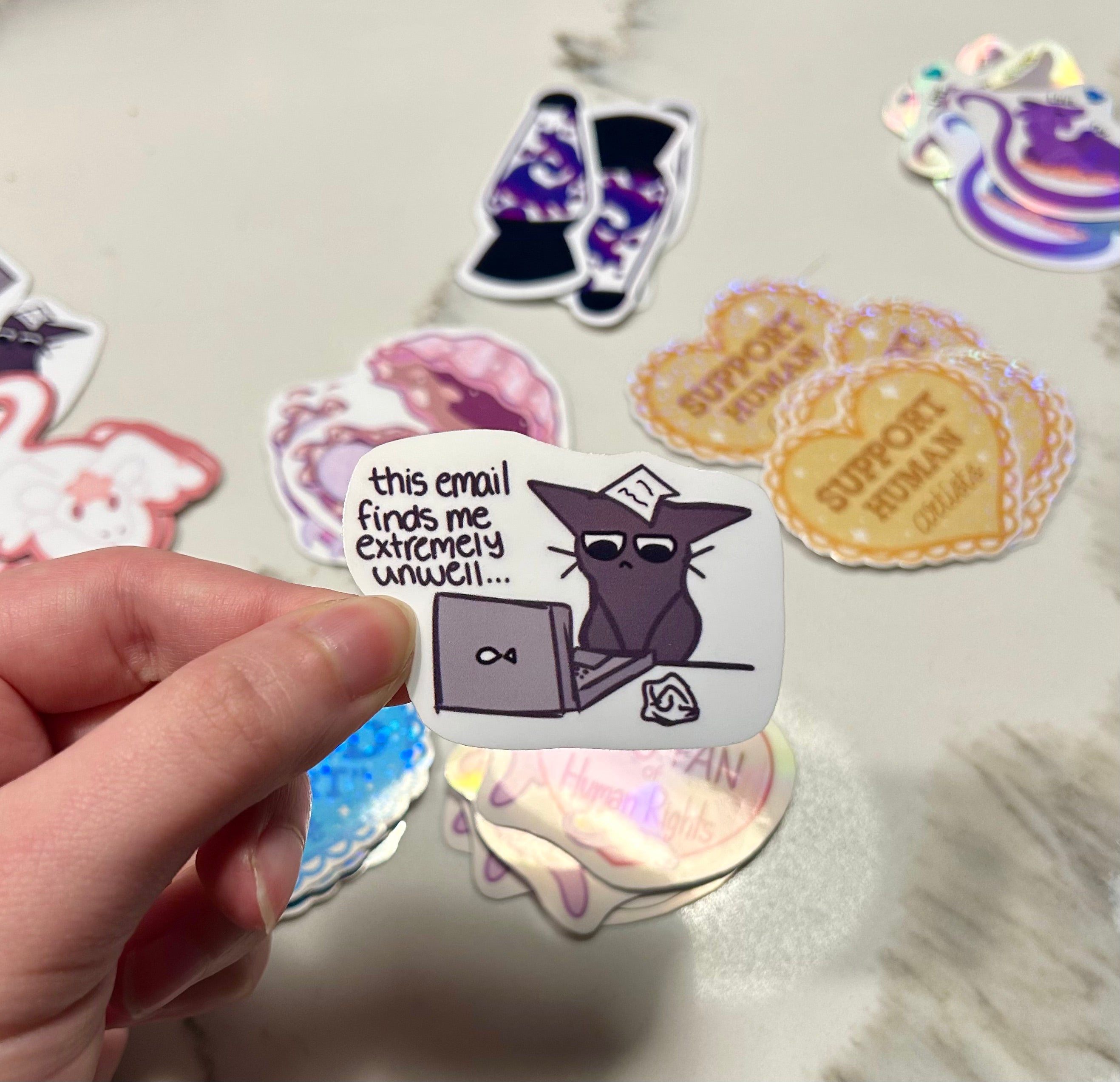 Office Cat 💻 Sticker