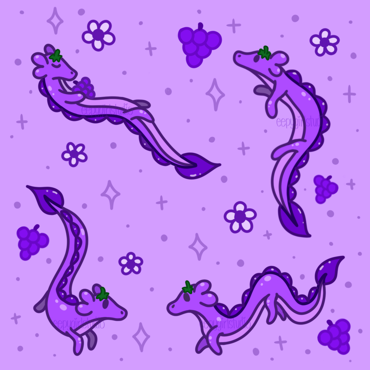 Day 7: Grape Jelly Dragons