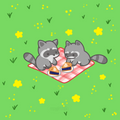 Day 22: Picnic Raccoon