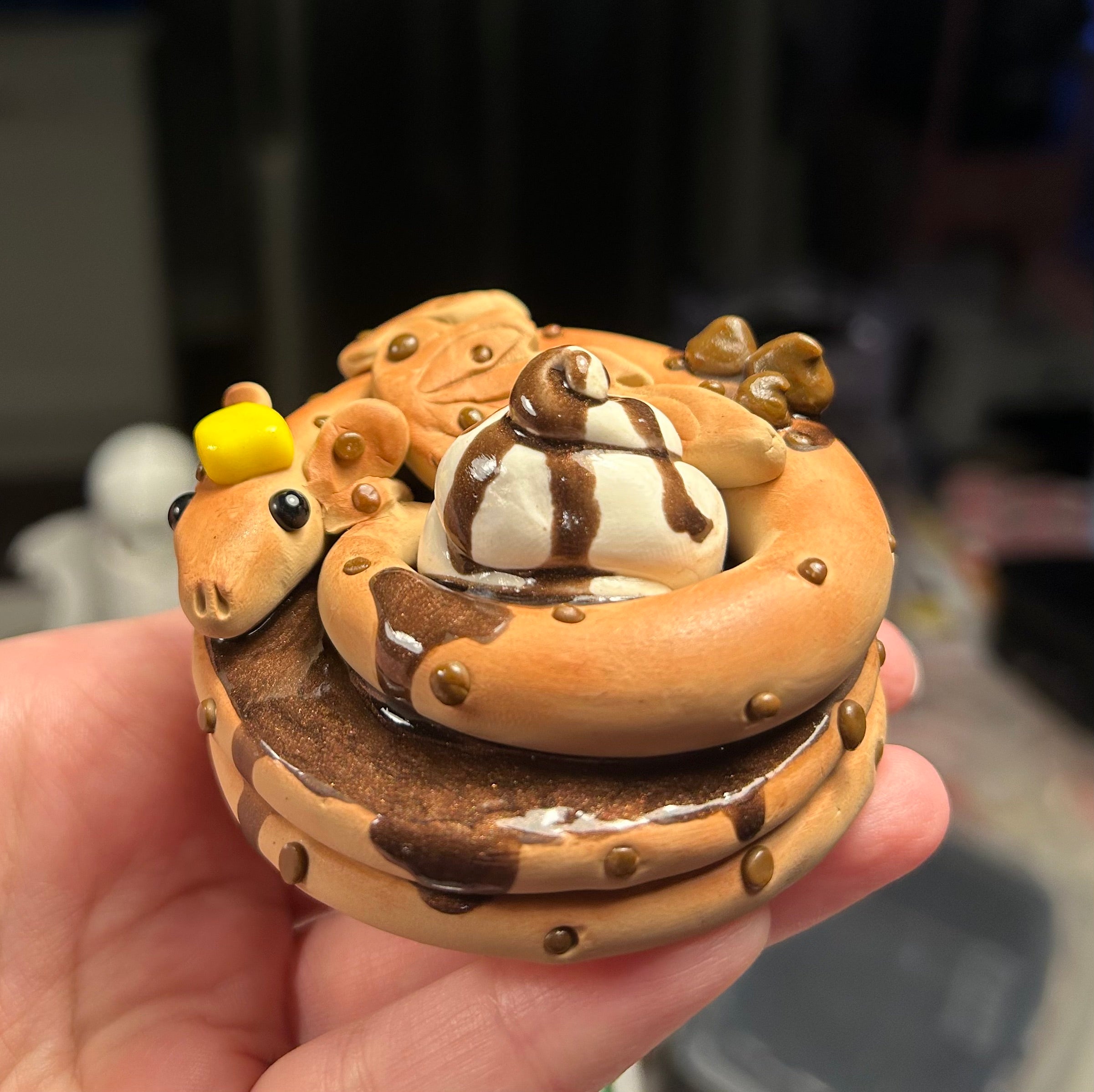 Chocolate Chip Pancake Dragon