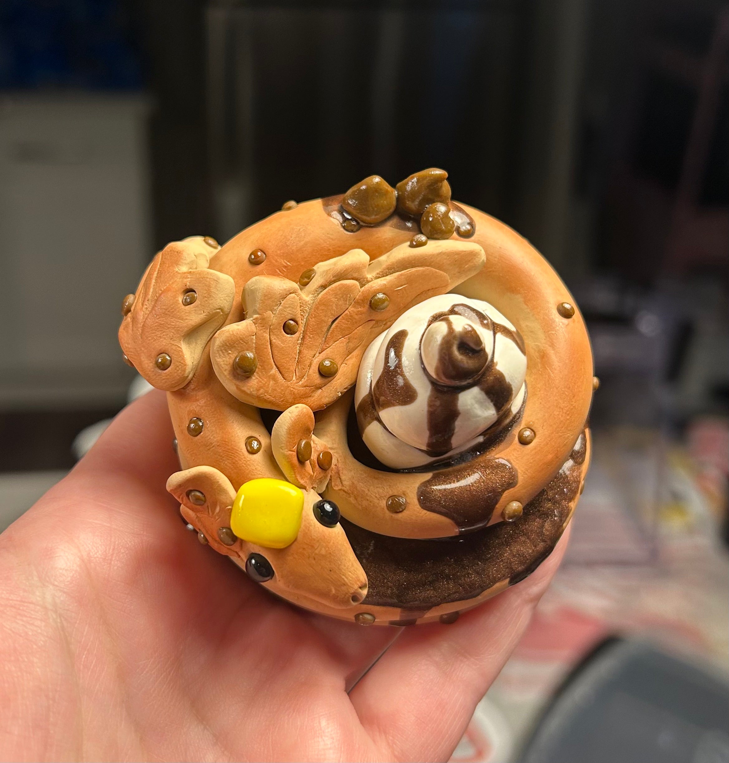 Chocolate Chip Pancake Dragon