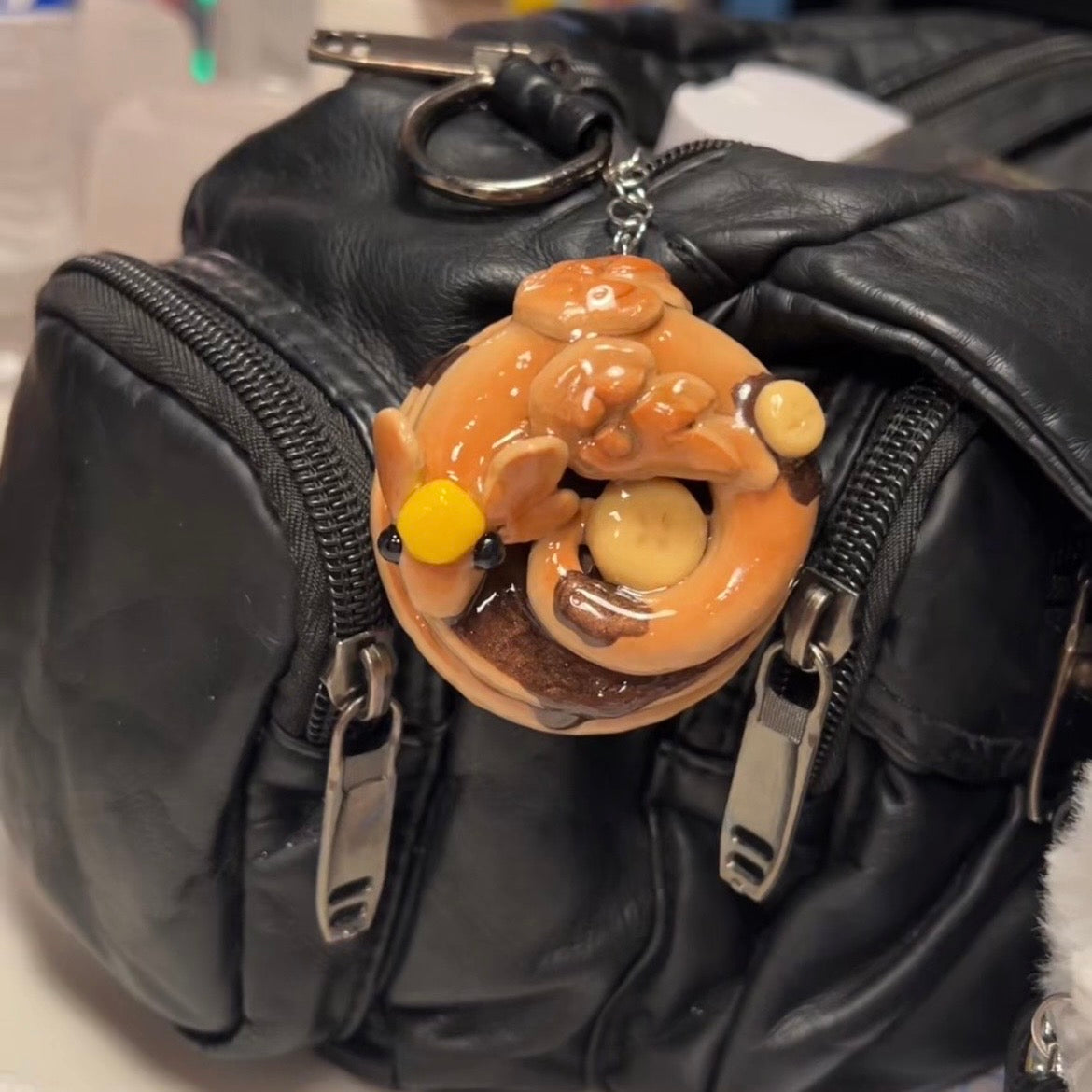 Buttermilk Pancake Dragon Keychain