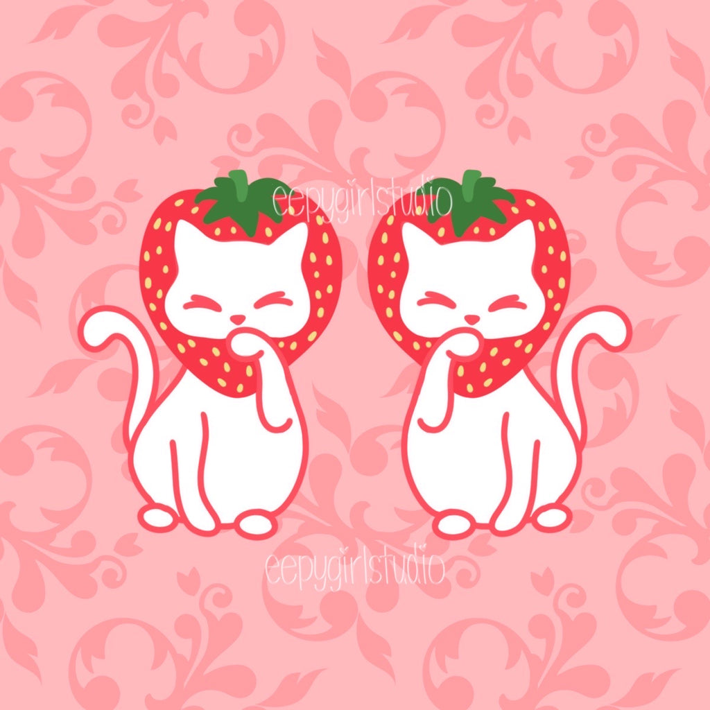 Day 1: Strawberry Kitty