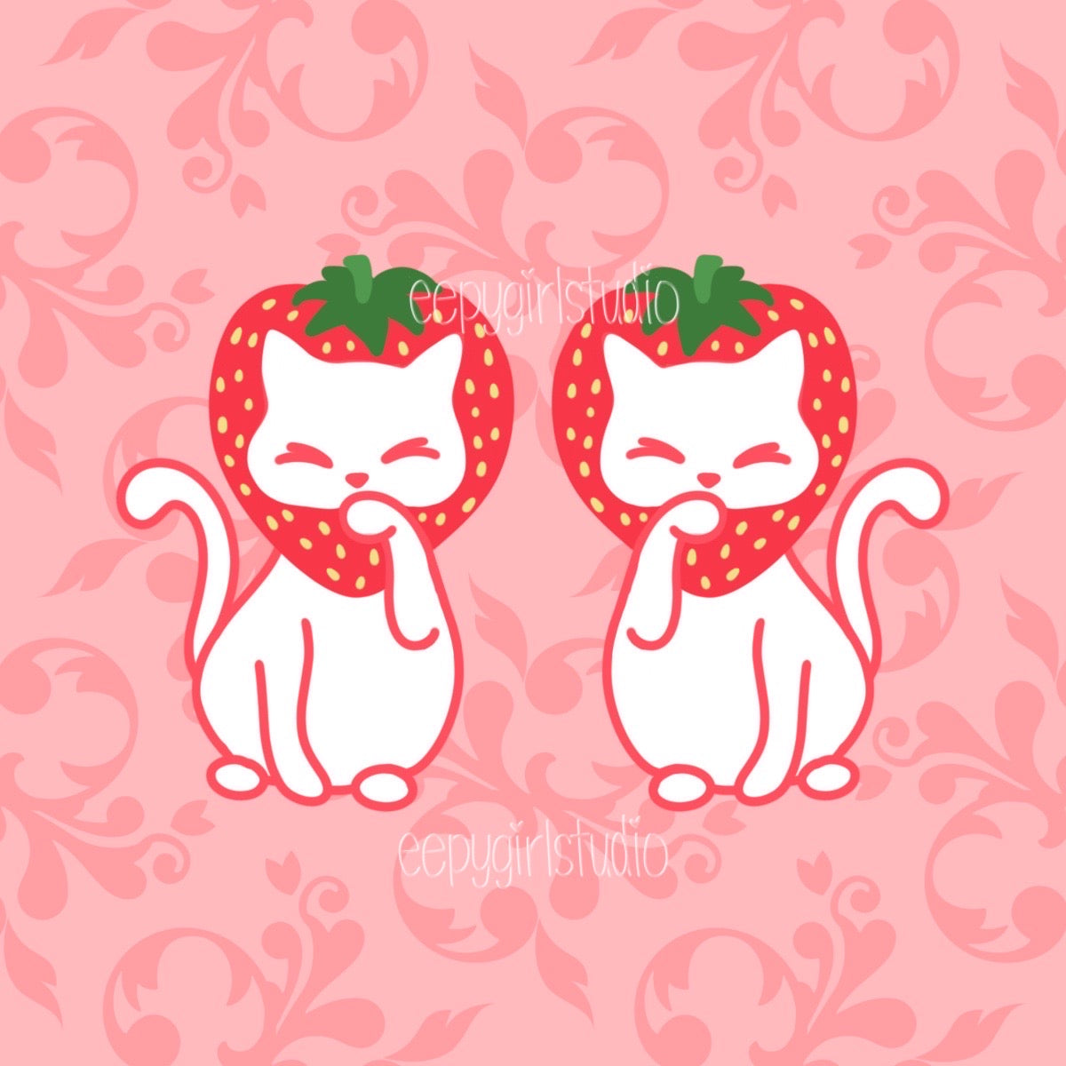 Day 1: Strawberry Kitty
