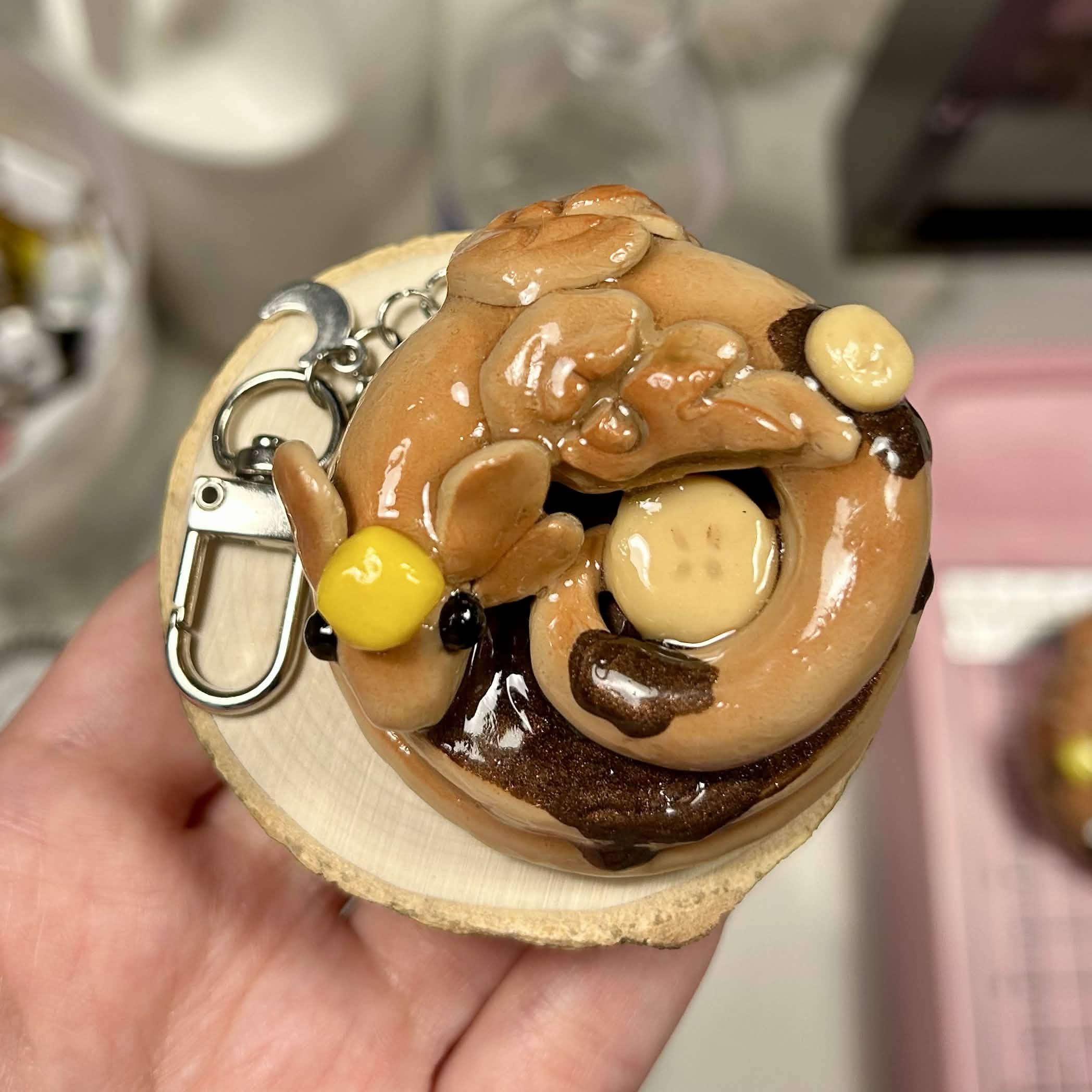 Buttermilk Pancake Dragon Keychain