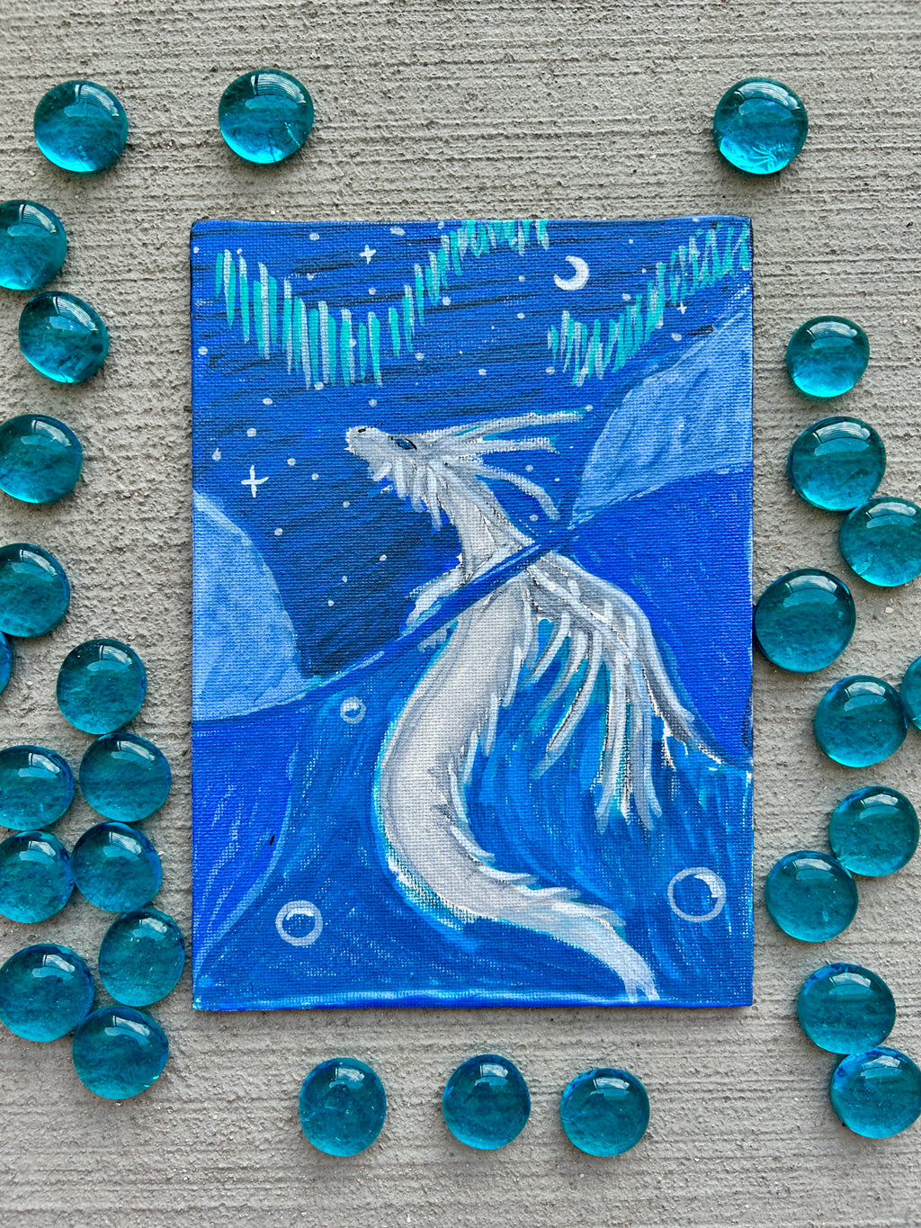 Snowy Night · Original Painting