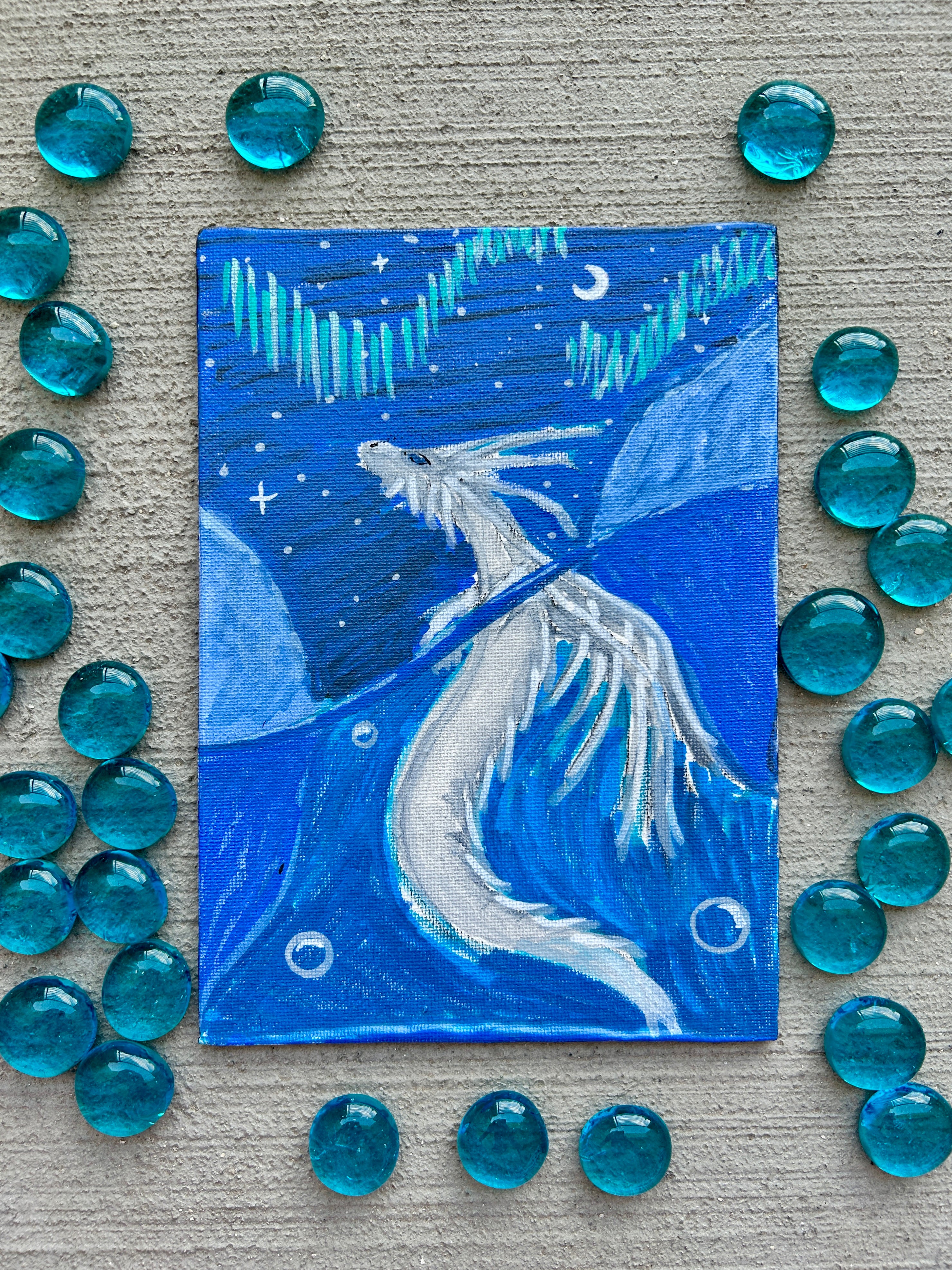 Snowy Night · Original Painting