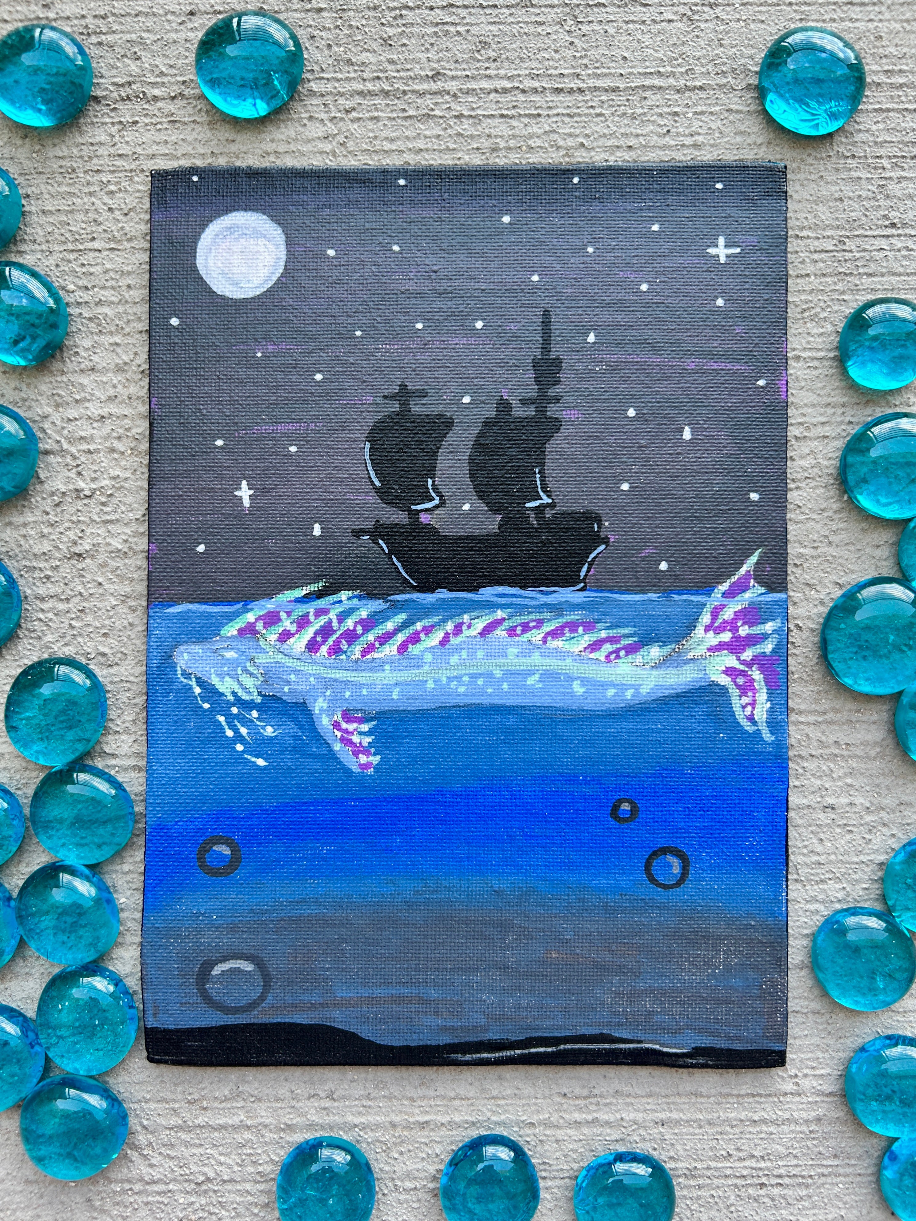 Guided by Luminara · Original Painting