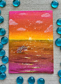 Akari Koi Sunset · Original Painting