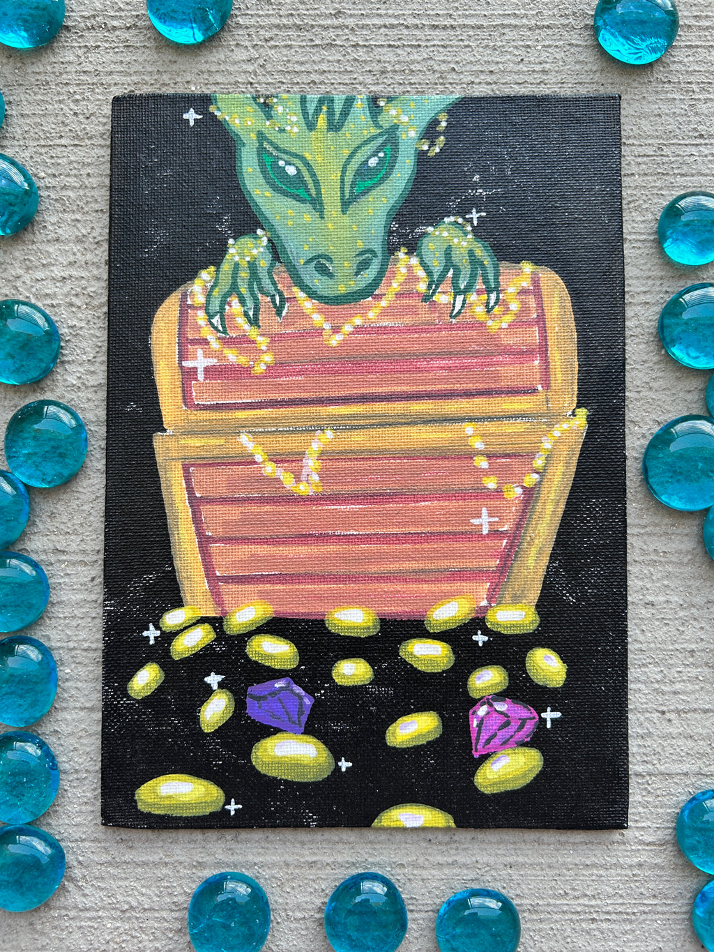 Dangerous Treasure · Original Painting
