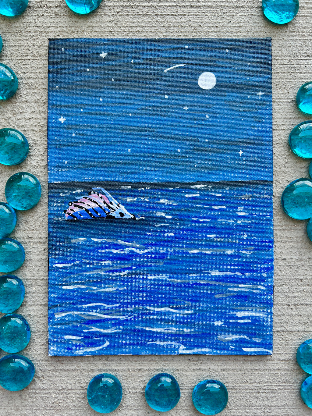 Nephira's Night Swim · Original Painting