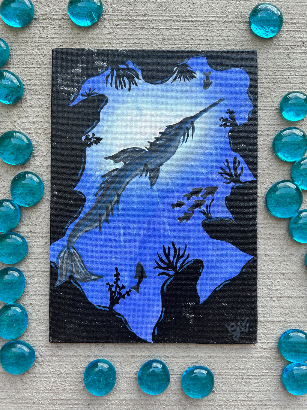 Xiphiro From Below · Original Painting