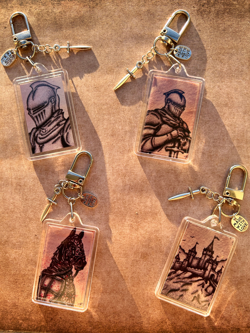 Divine Chivalry Keychains