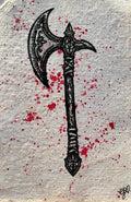War Carved Into Steel ⋆ Art Print
