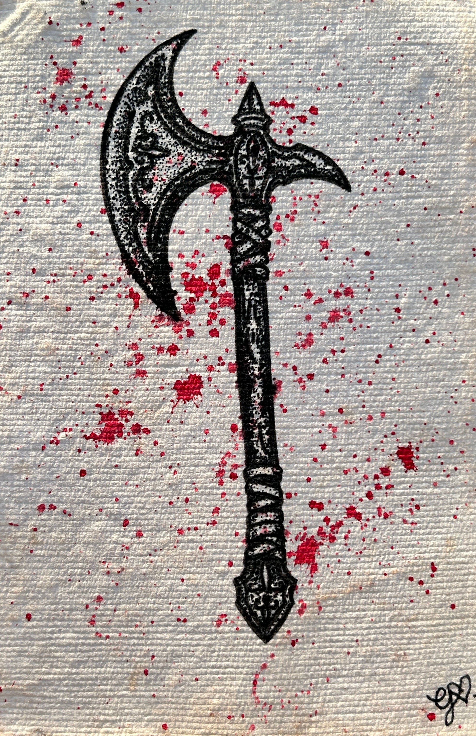 War Carved Into Steel ⋆ Art Print