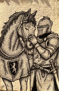 Of Horse and Knight ⋆ Art Print
