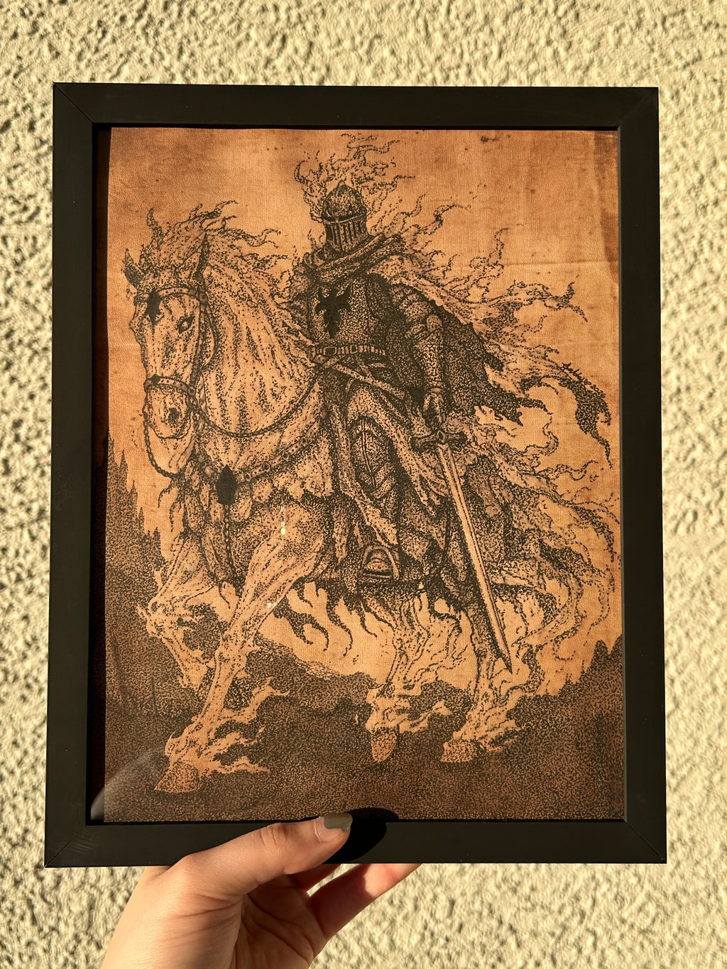 Sir Vaelric, Nox Spirit Rider ⋆ 8.5x11 Original Drawing