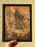 Sir Vaelric, Nox Spirit Rider ⋆ 8.5x11 Original Drawing