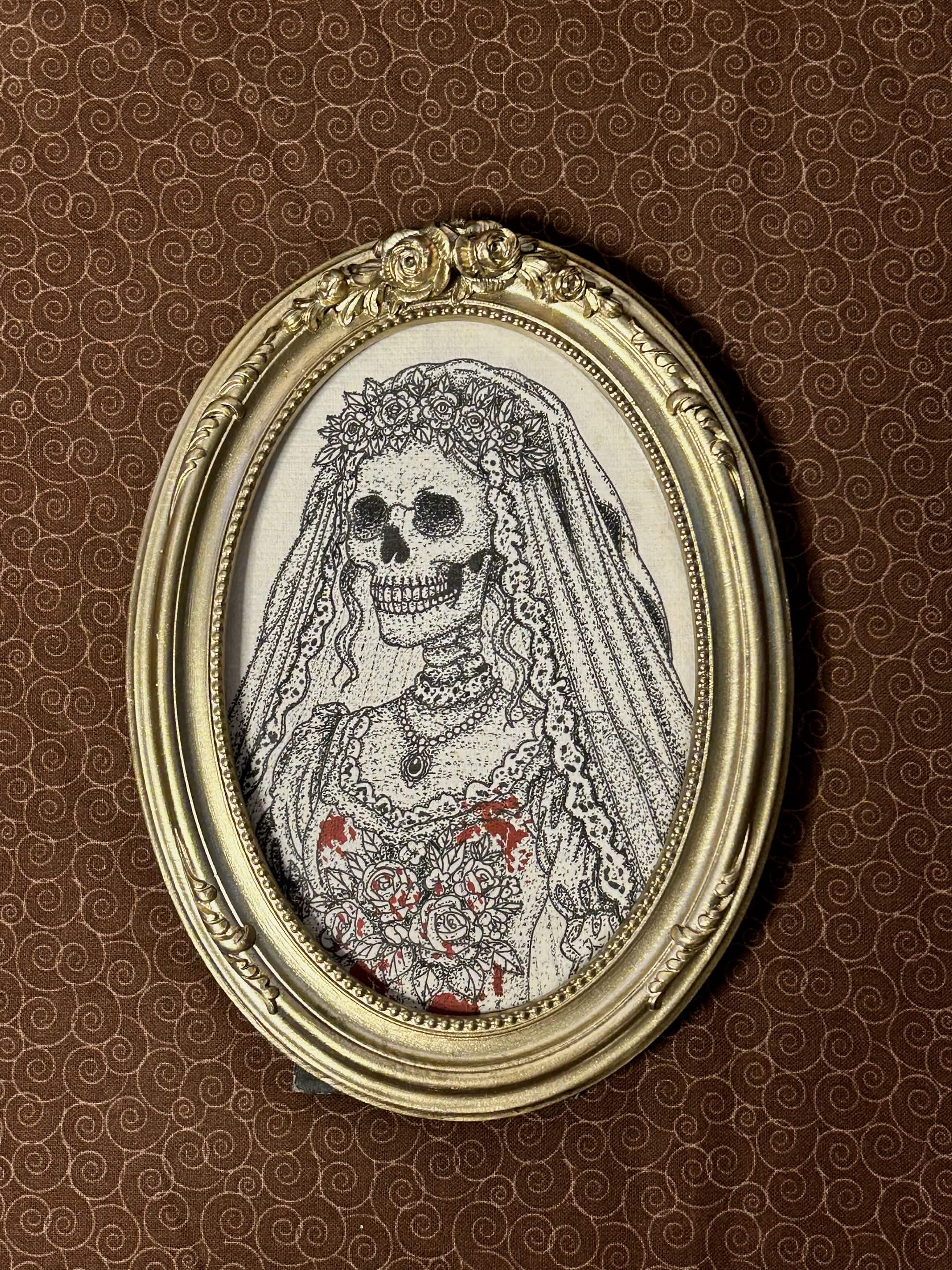 Vampire Bride ⋆ Framed Original Drawing