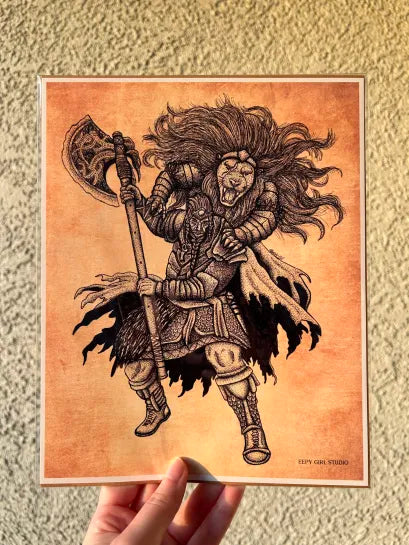 Godfrey, First Elden Lord • 8x10 Art Print