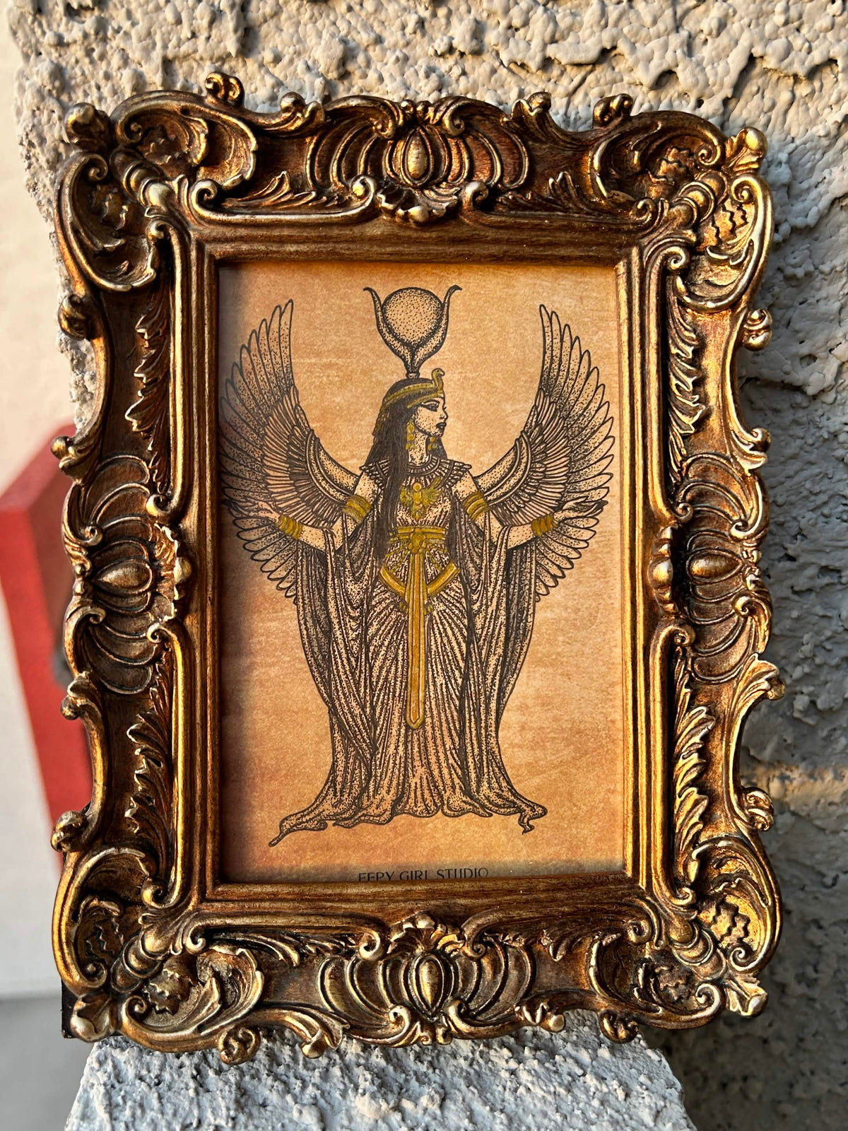 Isis the Egyptian Goddess ⋆ Original Illustration