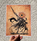 Midra, Lord of Frenzied Flame • 8x10 Art Print