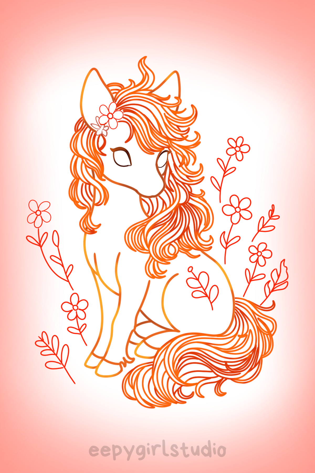 Year of the Fire Horse 🔥 4x6 Art Print (2026 Exclusive)